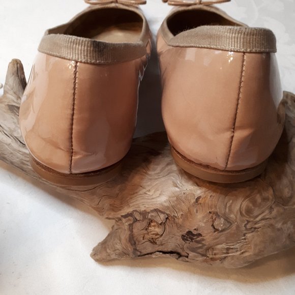 Mr. Seymour | Nude Patent Leather | Ballerina Flat - Picture 6 of 8